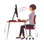 Porper Posture When Seated at Computer Desk